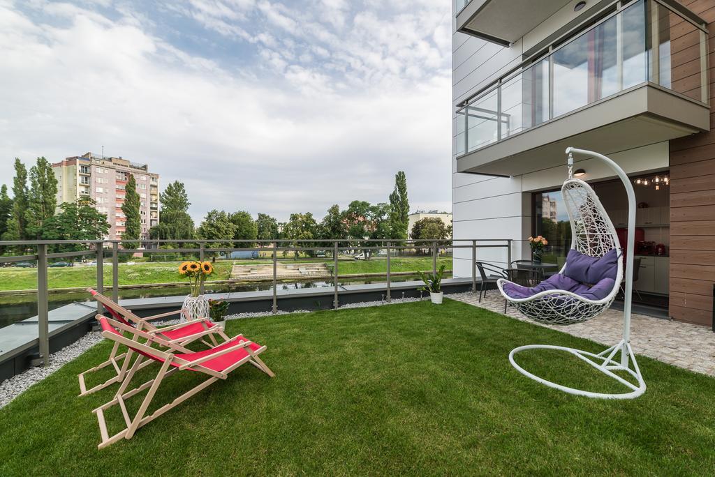 Apartment River Haven Gdańsk Exteriör bild